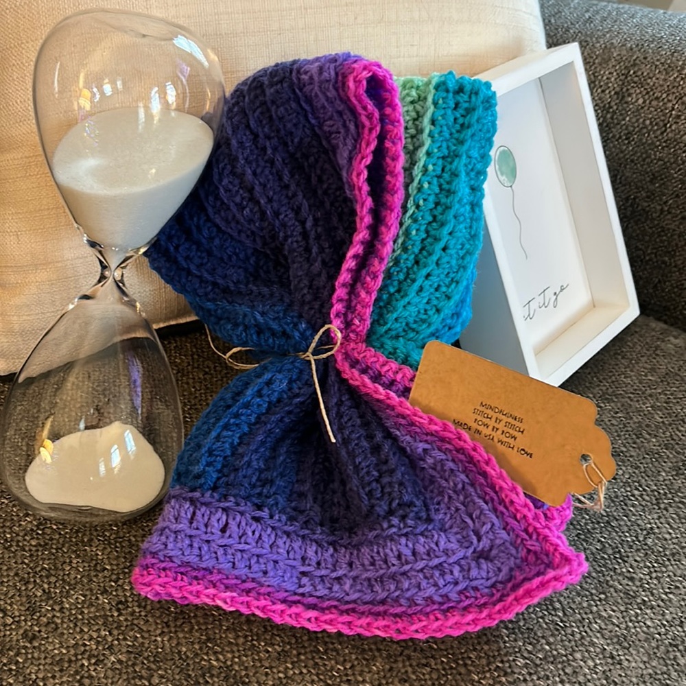 “Happy Day” A smaller blanket lovingly made by hand in the USA!